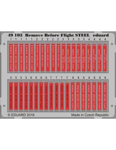 Remove Before Flight STEEL 