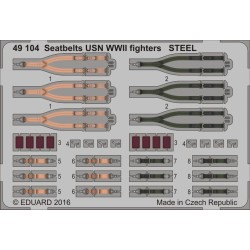 Seatbelts USN WWII fighters STEEL 