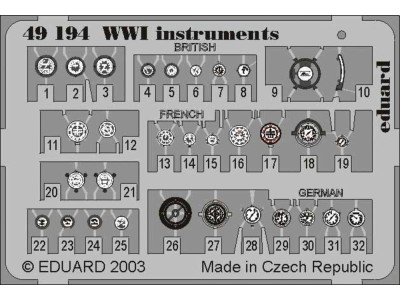 WW I Instruments 