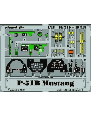 P-51B Mustang für Tamiya Bausatz 