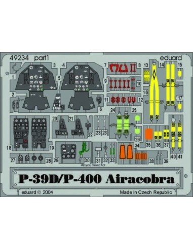 P-39D/P-400 Airacobra für Eduard Bausatz 