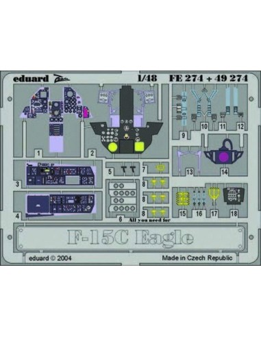 F-15C Eagle Interior Set 