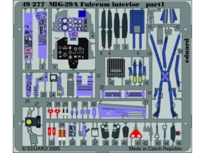 MiG-29A Fulcrum interior für Academy Bausatz 