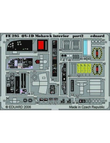 OV-1D Mohawk interior für Roden Bausatz 