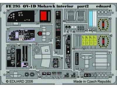 OV-1D Mohawk interior für Roden Bausatz 