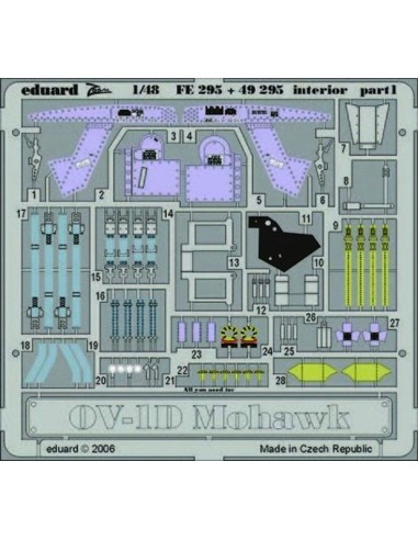 OV-1D Mohawk interior für Roden Bausatz 