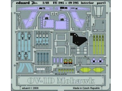 OV-1D Mohawk interior für Roden Bausatz 
