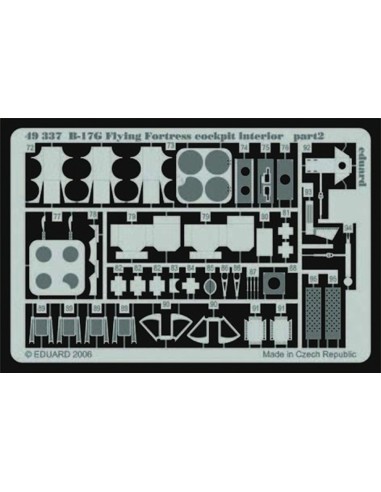B-17G Flying Fortress cockpit interior für Revell/Monogram Bausatz 