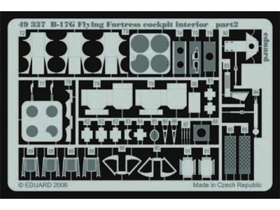 B-17G Flying Fortress cockpit interior für Revell/Monogram Bausatz 