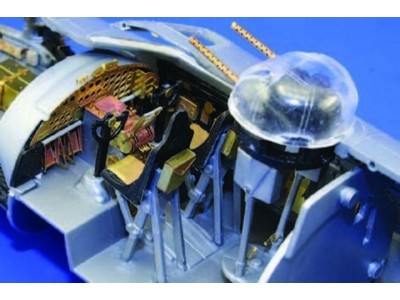 B-17G Flying Fortress cockpit interior für Revell/Monogram Bausatz 