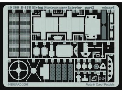 B-17G Flying Fortress nose interior für Revell/Monogram Bausatz 
