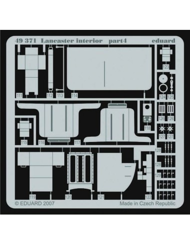 Lancaster interior für Tamiya Bausatz 
