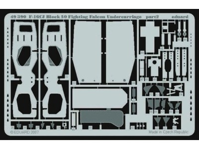 F-16CJ Block 50 Fighting Falcon undercarriage für Tamiya Bausatz 