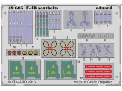 F-4B seatbelts for Academy 