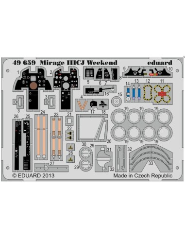 Mirage IIICJ 1/48 Weekend for Eduard 