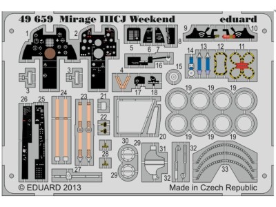 Mirage IIICJ 1/48 Weekend for Eduard 