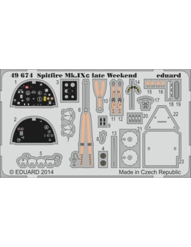 Spifire MK.IXc late WEEKEND for Eduard 