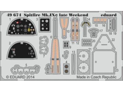 Spifire MK.IXc late WEEKEND for Eduard 