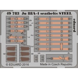 Ju 88A-4 seatbelts STEEL for ICM 