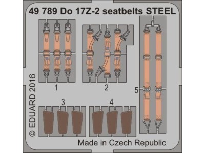 Do 17Z-2 seatbelts STEEL for ICM 