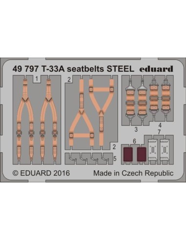 T-33A seatbelts STEEL für Great Wal. 