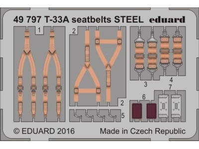 T-33A seatbelts STEEL für Great Wal. 