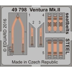 Ventura Mk.II seatbelts STEEL f.Revell 