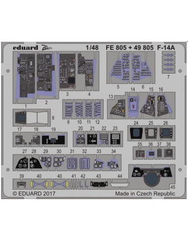 F-14A interior for Tamiya 