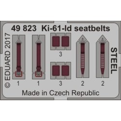 Ki-61-Id seatbelts STEEL for Tamiya 