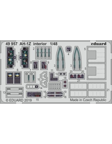 AH-1Z interior for Kitty Hawk 
