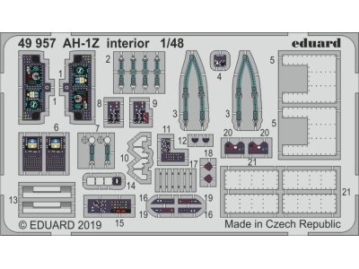 AH-1Z interior for Kitty Hawk 