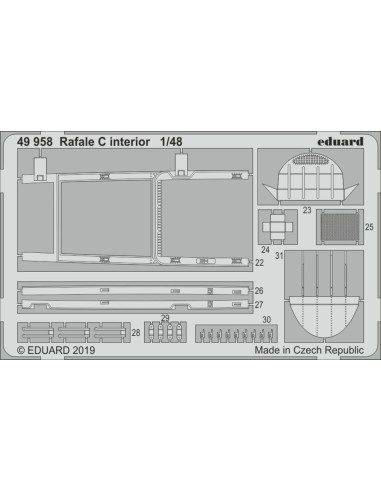 Rafale C interior for Revell 