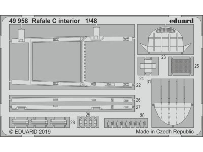 Rafale C interior for Revell 