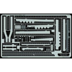 Flugzeugträger USS Hornet CV 8 Fotoätzsatz für Reling  2