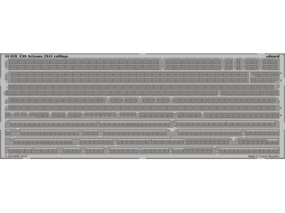 USS Arizona 1941 railings 1/350 for HB 