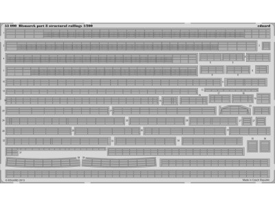Bismarck part 8 - structural rail. f. T. 
