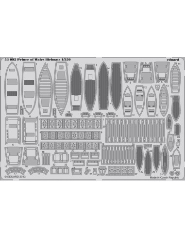 Prince of Wales lifeboats for Tamiya 
