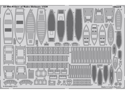 Prince of Wales lifeboats for Tamiya 