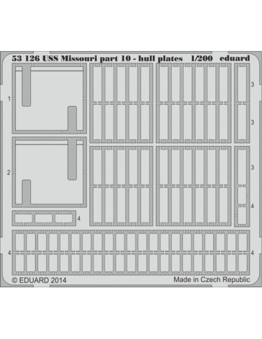 USS Missouri part 10-hull plates f. Trum 
