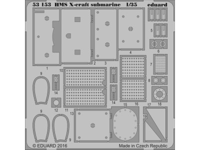 HMS X-craft submarine for Merit 