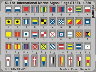International Marine Signal Flags STEEL 