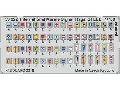 International Marine Signal Flags STEEL 