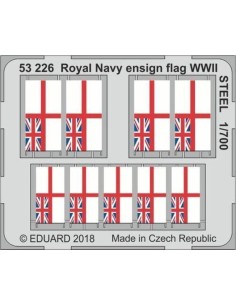 Royal Navy ensign flag WWII STEEL 