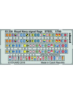 Royal Navy signal flags STEEL 