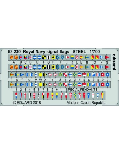Royal Navy signal flags STEEL 