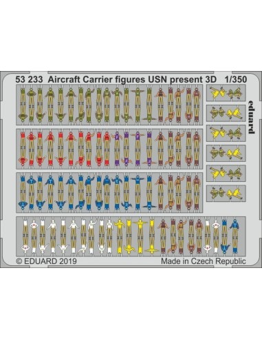 Aircraft Carrier figures USN present 3D 