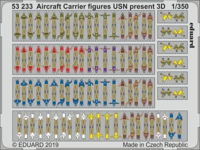 Aircraft Carrier figures USN present 3D 