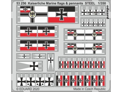 Kaiserlische Marine flags & pennants STEEL 