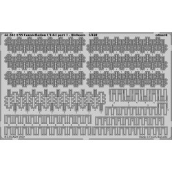 USS Constellation CV-64 part 1 - lifeboats 1/350 