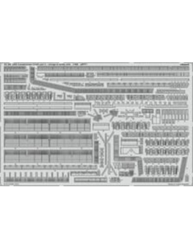 USS Constellation CV-64 part 3 - railings & safety nets 1/350 